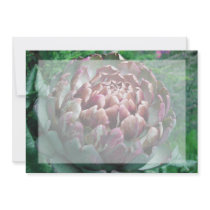 Open Artichoke Plant. Custom Announcement