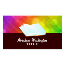 open book Business Cards