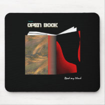 Open Book mousepads by mindprint9 Open Book mousepads