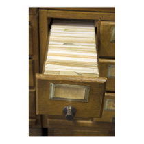 Open Card Catalog posters