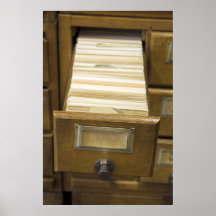 Open Card Catalog Print