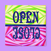 Open/Close Magnet by elenaind Open/Close Magnet