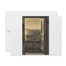 Open door-Retro Invitation