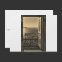 Open door-Retro invitations