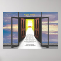Open Doors (Break In Clouds) by Joseph James Posters