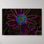 open flower poster