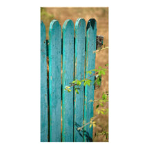Open gate picture card