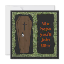 Open Graves Halloween Party Invitation