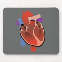 Open Hearted Mouse Pads