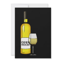 open house announcement : halftone wine