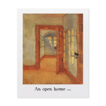 Open house flyers hand outs advertisements fun art