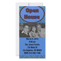 Open House Invitation photo cards by DonnaGraysonAbstract Open House Invitation photo cards