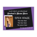 open house invitation postcard