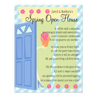 Open House Personalized Announcement