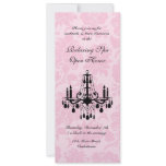 Open House Victorian Damask (pink) Custom Invitations