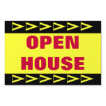 Open House yard signs