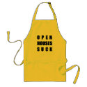 Open Houses Suck aprons by hdowney Open Houses Suck aprons