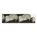 Open law book with wig, England Bumper Stickers