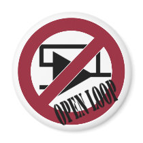 Open Loop Fridge Magnet