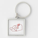 Open Mailbox Keychains