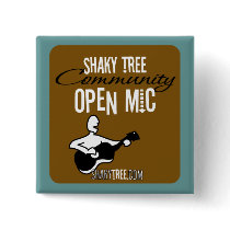 Open Mic Button by TreeBed Open Mic Button