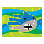 Open Mouth Shark Postcards