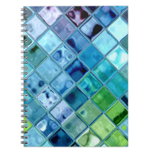 Open Ocean Fresh Vibrant original design Note Book