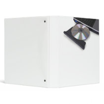open optical disk drive, cd, dvd, blu-ray 3 ring binders