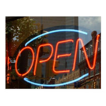 Open postcards