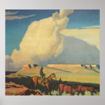 Open Range by Maynard Dixon Print