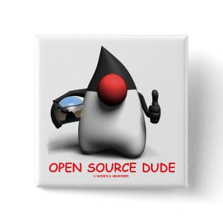 Open Source Dude (Software Developer Duke) button