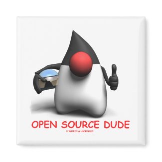 Open Source Dude (Software Developer Duke) magnet