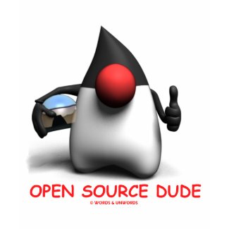 Open Source Dude (Software Developer Duke) shirt
