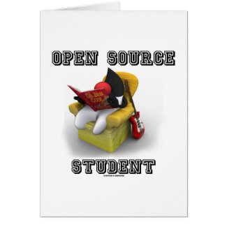 Open Source Student (Duke Java Book Comfy Chair) Card