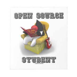Open Source Student (Duke Java Book Comfy Chair) Scratch Pad