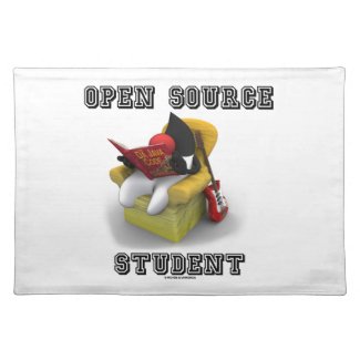 Open Source Student (Duke Java Book Comfy Chair) Placemats
