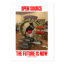 Open Source The Future Is Now (Duke) Postcards