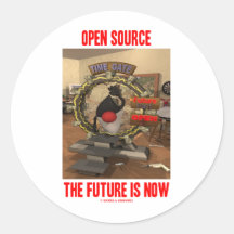 Open Source The Future Is Now (Duke) Stickers