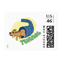 Open Tunnel Agility Postage Stamps by MenagerieMayhem Open Tunnel Agility Postage Stamps