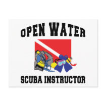 Open Water SCUBA Instructor postcards