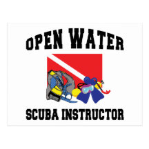 Open Water SCUBA Instructor Postcards