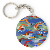 OPEN WATER Swim Key Chain