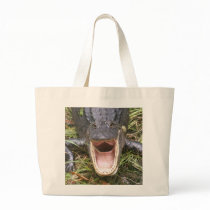 Open Wide! Florida Alligator Canvas Bag