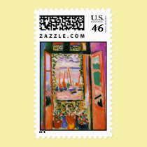 Open Window Collioure postage