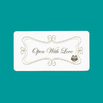 Open With Love labels