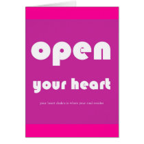 Open your Heart Card cards