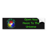 Open Your Heart To The Universe Bumper Stickers
