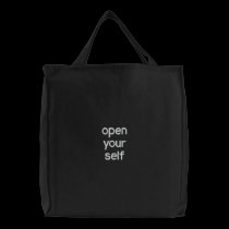 open your self embroidered bags