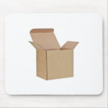 Opened cardboard box mousepad
