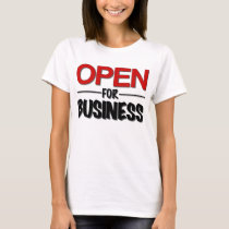 OpenForBusiness t-shirts by FlashMcGavin OpenForBusiness t-shirts